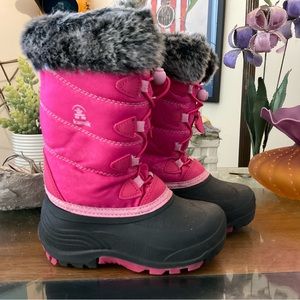 KAMIK GIRLS SNOWGYPSY WINTER BOOTS SZ 12